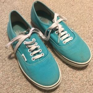 Teal vans
